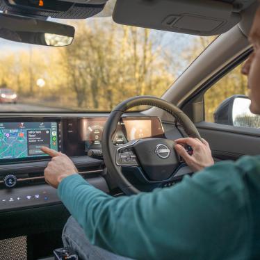 Zapmap in-car experience on car display