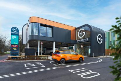 GRIDSERVE Electric Forecourt Gatwick