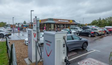 Instavolt and McDonalds partnership - charge points on site