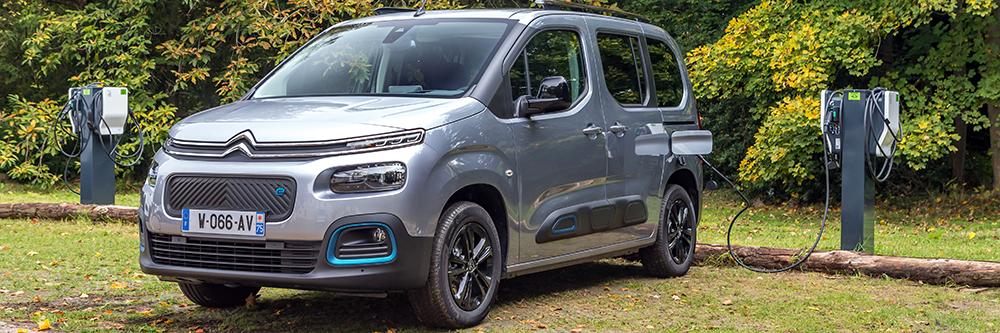 Charging a Citroen e-Berlingo on public networks